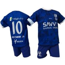 Conjunto de time Infantil Uniforme Camisa e Bermuda Esportivo Meninos