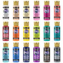 Conjunto de tinta acrílica DecoArt Americana 18 cores populares 60ml Conjunto de tinta acrílica DecoArt Americana 18 cores populares 60ml