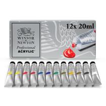 Conjunto de tinta acrílica Winsor & Newton Artists' de 12 tubos de 20 ml Conjunto de tinta acrílica Winsor & Newton Artists' de 12 tubos de 20 ml