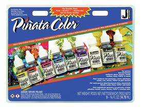 Conjunto de tinta alcoólica Jacquard Pinata Color Exciter 9 cores 15mL Conjunto de tinta alcoólica Jacquard Pinata Color Exciter 9 cores 15mL
