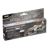 Conjunto de tinta Aqua Color Aeronave alemã da Segunda Guerra Mundial 8 x 17ml Revell 36200
