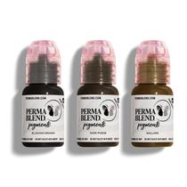 Conjunto de tinta de tatuagem Perma Blend Cool Eyebrow Mini Vegan PMU Conjunto de tinta de tatuagem Perma Blend Cool Eyebrow Mini Vegan PMU