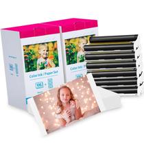 Conjunto de tinta e papel compatível com Canon Selphy CP1300