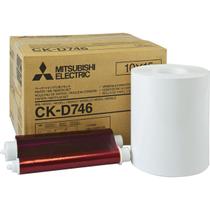 Conjunto de tinta em rolo de papel laminado brilhante Mitsubishi 4x6 para CP-D70DW