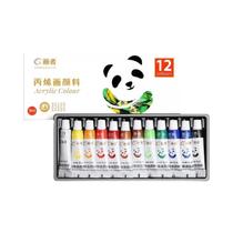 Conjunto De Tintas Acrílicas 12/18/24 Cores 5ml, Pigmentos Ricos À Prova d'Água Portáteis Para Conjunto De Tintas Acrílicas 12/18/24 Cores 5ml, Pigmentos Ricos À Prova d'Água Portáteis Para
