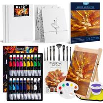 Conjunto de Tintas Acrílicas Koseibal (18 Cores, 22ml) com Pincel e Cavalete