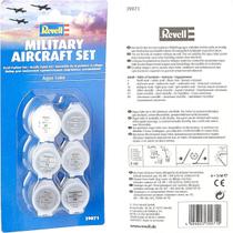 Conjunto De Tintas Aqua Color Aeronave Militar (6X 5 Ml) Revell 39071