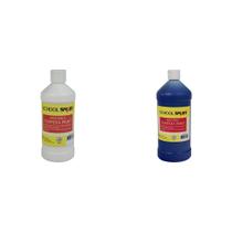Conjunto de tintas Casafoyer Lavável Têmpera Branco e Azul 500mL Conjunto de tintas Casafoyer Lavável Têmpera Branco e Azul 500mL