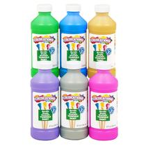 Conjunto de tintas: Colorações metálicas, simplesmente lavável, 240 ml, 6 cores