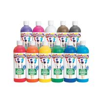 Conjunto de tintas: colorações, simplesmente lavável, têmpera, 16 onças x 11 cores