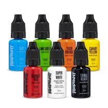 Conjunto de tintas de tatuagem Radiant Colors 7 cores primárias 15 ml fabricado nos EUA