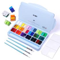 Conjunto de tintas guache ARTME HIMI 36 cores x 12mL com pincéis Conjunto de tintas guache ARTME HIMI 36 cores x 12mL com pincéis