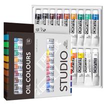 Conjunto de tintas PHOENIX 18x12ml, cores de óleo não tóxicas
