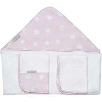 Conjunto De Toalhas 3Un Masterbag Margaridas Rosa