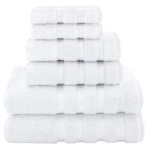 Conjunto de Toalhas American Soft Linen Luxury 6 Peças - 100% Algodão