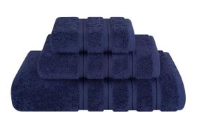 Conjunto de toalhas American Soft Linen Premium de 3 peças 100% algodão