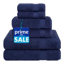 Conjunto de toalhas Cotton Paradise, 6 peças, 100% algodão, azul marinho turco Conjunto de toalhas Cotton Paradise, 6 peças, 100% algodão, azul marinho turco