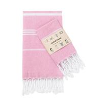 Conjunto De Toalhas De Algodão Turco 40x100CM 2 Peças Toalha Macia Para Sauna Spa Banho Toalha De