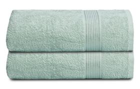 Conjunto de toalhas de banho Belizzi Home Cotton, pacote com 2 unidades, 70x140cm, verde marinho Conjunto de toalhas de banho Belizzi Home Cotton, pacote com 2 unidades, 70x140cm, verde marinho