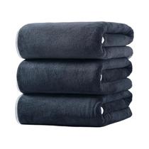 Conjunto De Toalhas De Banho De Veludo Coral Cinza Grande, Absorvente, Macio E De Secagem Rápida, 3 Conjunto De Toalhas De Banho De Veludo Coral Cinza Grande, Absorvente, Macio E De Secagem Rápida, 3
