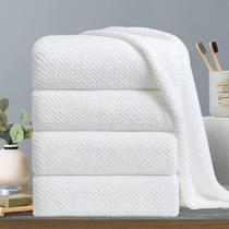 Conjunto de toalhas de banho Hailea Extra Large 90x180cm branco (pacote com 4) Conjunto de toalhas de banho Hailea Extra Large 90x180cm branco (pacote com 4)