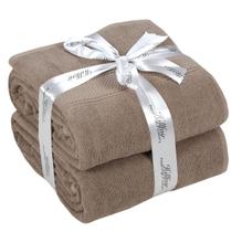 Conjunto de toalhas de banho HILLFAIR 600 GSM 100% algodão 40x80 polegadas 2 peças XXL Conjunto de toalhas de banho HILLFAIR 600 GSM 100% algodão 40x80 polegadas 2 peças XXL