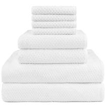 Conjunto de toalhas de banho HOMEXCEL Microfiber 8 peças (branco)