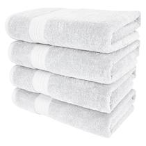 Conjunto de toalhas de banho Kaufman 4 Luxury 100% algodão 140x70cm 4 unidades