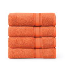 Conjunto de toalhas de banho LANE LINEN Luxury Tiger Lily 100% algodão x4 Conjunto de toalhas de banho LANE LINEN Luxury Tiger Lily 100% algodão x4