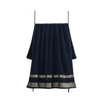 Conjunto De Toalhas De Banho Oversized 140x70cm Preto Verde Branco Azul Marrom Toalhas Bordadas Para