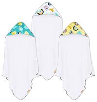 Conjunto de toalhas de banho para bebês com capuz CORAL DOCK Animal World Elephant