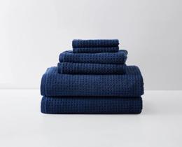Conjunto de toalhas de banho Tommy Bahama de algodão altamente absorvente de 6 peças