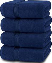 Conjunto de toalhas de banho Utopia Towels, pacote com 4, 100% algodão, 600 g/m2 (70 x 140 cm) Conjunto de toalhas de banho Utopia Towels, pacote com 4, 100% algodão, 600 g/m2 (70 x 140 cm)