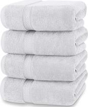 Conjunto de toalhas de banho Utopia Towels, pacote com 4, 100% algodão, 600 g/m2 (70 x 140 cm) Conjunto de toalhas de banho Utopia Towels, pacote com 4, 100% algodão, 600 g/m2 (70 x 140 cm)