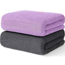 Conjunto de toalhas de banho Wuwahold Waffle Super Soft Absorbent (2x70x140cm)