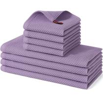 Conjunto de toalhas de cozinha e panos de prato Homaxy 100% algodão x8 Conjunto de toalhas de cozinha e panos de prato Homaxy 100% algodão x8