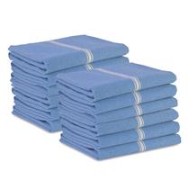 Conjunto de toalhas de cozinha LANE LINEN 100% algodão, pacote com 12 índigo