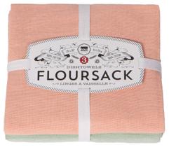 Conjunto de toalhas de cozinha Now Designs Floursack Quick Dry Cotton 3 unidades Conjunto de toalhas de cozinha Now Designs Floursack Quick Dry Cotton 3 unidades