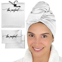Conjunto de toalhas de cuidado de cabelo O CUIDADO PERFEITO PARA O CABELO ENCARACOLADO PARA MENINAS