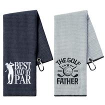 Conjunto de toalhas de golfe R HORSE de microfibra 60x35 cm com clipe