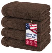 Conjunto de toalhas de mão American Veteran Towel 100% algodão (pacote com 4)