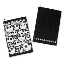 Conjunto de toalhas de mão de cozinha Ukonic Disney Nightmare Before Christmas Jack Skellington Faces Conjunto de toalhas de mão de cozinha Ukonic Disney Nightmare Before Christmas Jack Skellington Faces