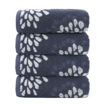 Conjunto de toalhas de mão Pidada Hydrangea Floral 100% algodão x4