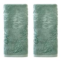 Conjunto de toalhas de mão SKL Home outono/inverno/Natal Wispy Trees x2 Conjunto de toalhas de mão SKL Home outono/inverno/Natal Wispy Trees x2