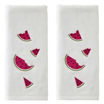 Conjunto de toalhas de mão SKL Home Tossed Watermelons, 2 unidades, branco óptico Conjunto de toalhas de mão SKL Home Tossed Watermelons, 2 unidades, branco óptico