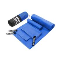 Conjunto De Toalhas De Praia De Microfibra De Secagem Rápida 3 Tamanhos Secagem Rápida Para Camping