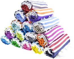 Conjunto de toalhas de praia HAVLULAND turco 100% algodão orgânico x6