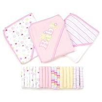 Conjunto de Toalhas e Panos de Banho Spasilk para Bebês - 23 Peças