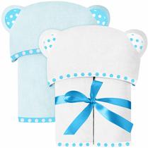 Conjunto de toalhas ELSVIN Baby com capuz, 2 peças, 76x76 cm, 400 GSM Conjunto de toalhas ELSVIN Baby com capuz, 2 peças, 76x76 cm, 400 GSM