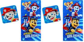 Conjunto de toalhas felpudas de algodão para crianças Franco Paw Patrol 127x64 cm Conjunto de toalhas felpudas de algodão para crianças Franco Paw Patrol 127x64 cm